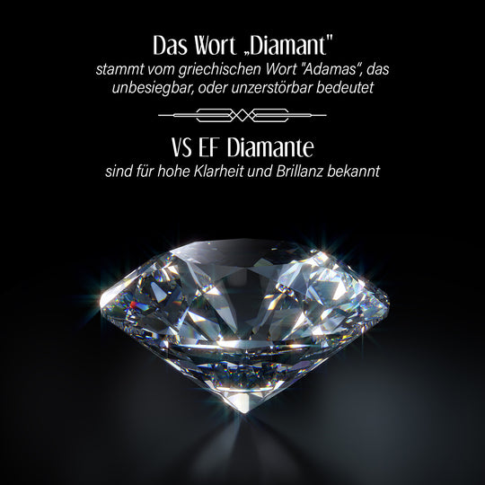 RHAPSODY - Weißer Diamant zertifiziert VS E-G Ring, 950 Platin, (Größe 19.00) ca. 1.06 ct