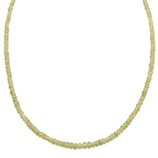 AAAA Sphen Halskette ca. 45 cm 750 Gold ca. 60,00 ct.