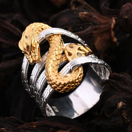 Royal Bali - 925 Silber Ring, vergoldet (Größe 16.00) ca. 8,50g