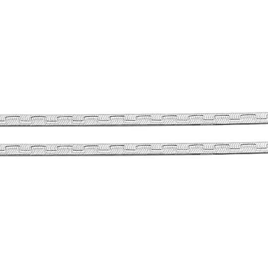 Mäandermuster Kette ca. 43+5 cm, 925 Silber ca. 5,71g