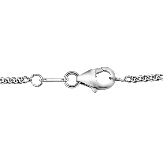 Smaragd-Quarz-Triplette Halskette, ca. 45 cm, 925 Silber platiniert, ca. 26.73 ct