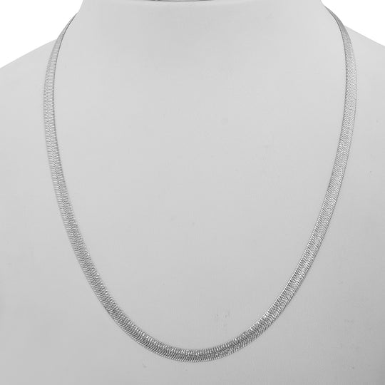 925 Silber rhodiniert Kette ca. 45 cm ca. 9,96g