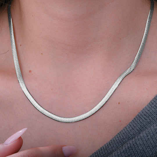 925 Silber rhodiniert Kette ca. 45 cm ca. 9,96g
