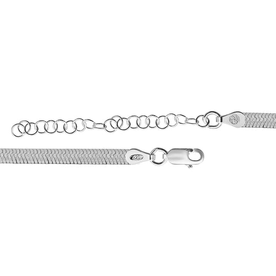 925 Silber rhodiniert Kette ca. 45 cm ca. 9,96g