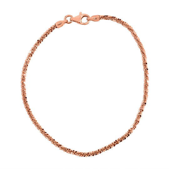 925 Silber rhodiniert Armband ca. 19 cm ca. 2,31g