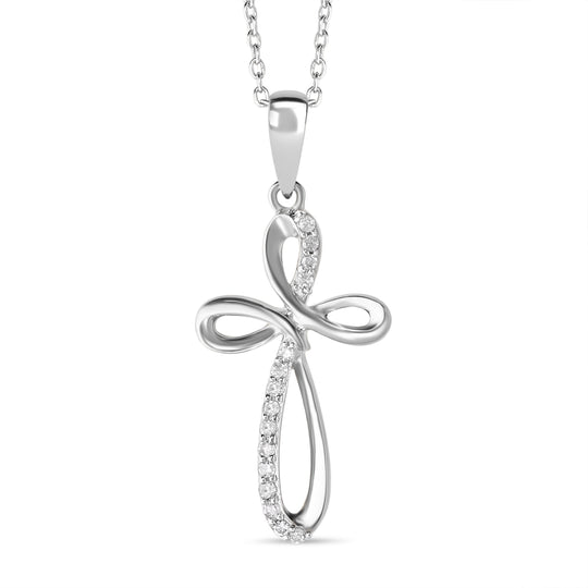Weißer Diamant P Anhänger 925 Silber Gelbgold Vermeil ca. 0,10 ct.
