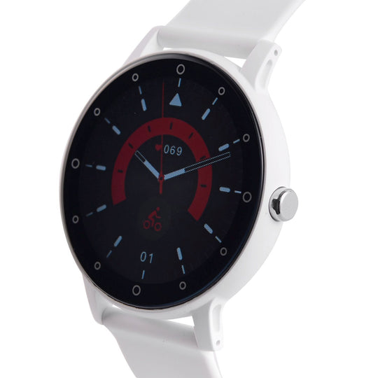 HiWatch Plus Smartwatch Weiß Bluetooth 5.3, TFT-Display, Herz- & Gesundheitsmonitoring, iOS und Android-kompatibel