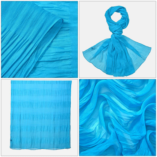 LA MAREY Solid chiffon 100% silk scarfMaterial:100% Mulberry silk size:110cm*200cmWeight : 50gColor:Weinrot