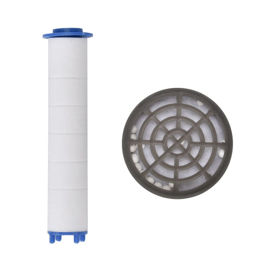 5er-Set Austauschbare Wasserfilter, Weiß und Schwarz, ABS,10cm Filterelement, 5.5cm Filterbox