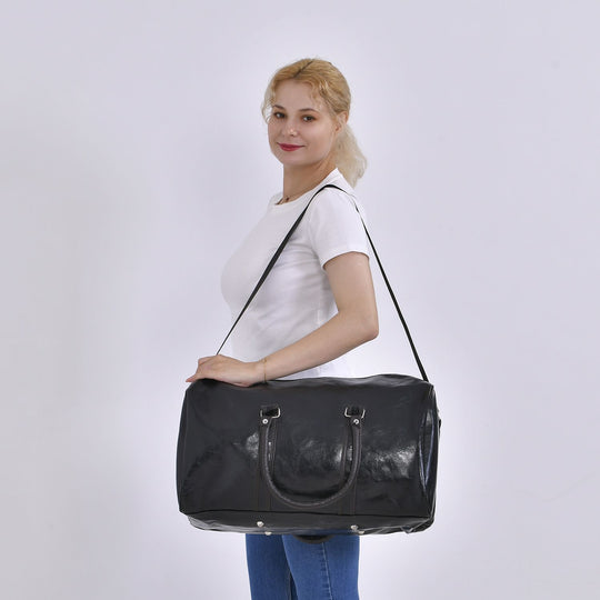 Stylische XL-Reisetasche - Vielseitige Tasche, Maße 50x26x28cm, Schwarz