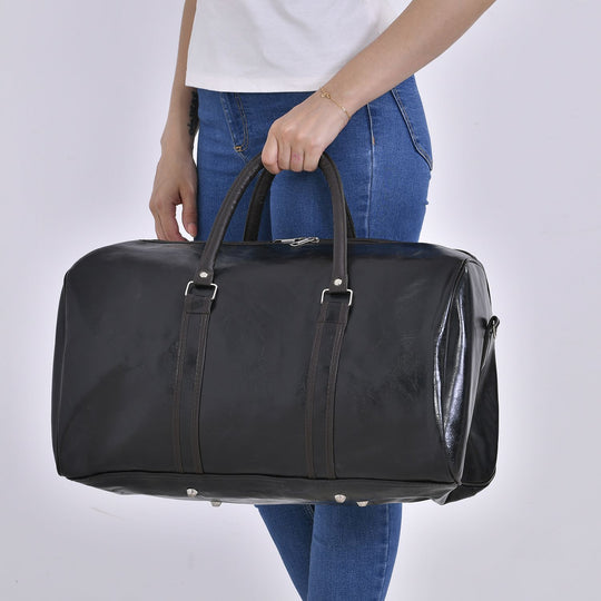 Stylische XL-Reisetasche - Vielseitige Tasche, Maße 50x26x28cm, Schwarz