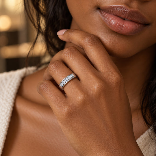 Lab grown Diamant VS Ring, IGI Zertifiziert, 950 Platin (Größe 21.00) ca. 1.60 ct