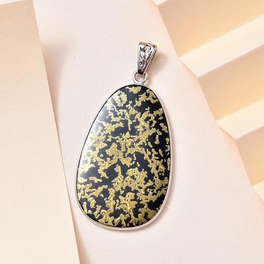 Tucson Exklusive- Goldenite Anhänger 925 Silber rhodiniert ca. 29.30 ct
