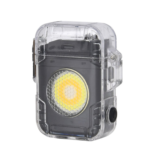 ARC Ignition Kompakte LED Lampe, 3 Farbmodi plus Blitz, Bewegungssperrtaste, 400 Lumen, Speicher per USB C aufladbar, 11.5 x 9.5 x 4 cm, Schwarz