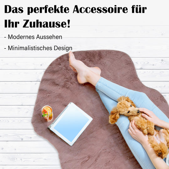 Superweicher Teppich, 1200 GSM, echtes Anti-Rutsch-Material, 60 x 90 cm, rosa