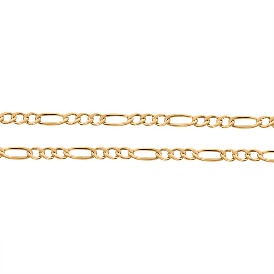 Figarokette ca. 50 cm, 585 Gelbgold ca. 1,60g