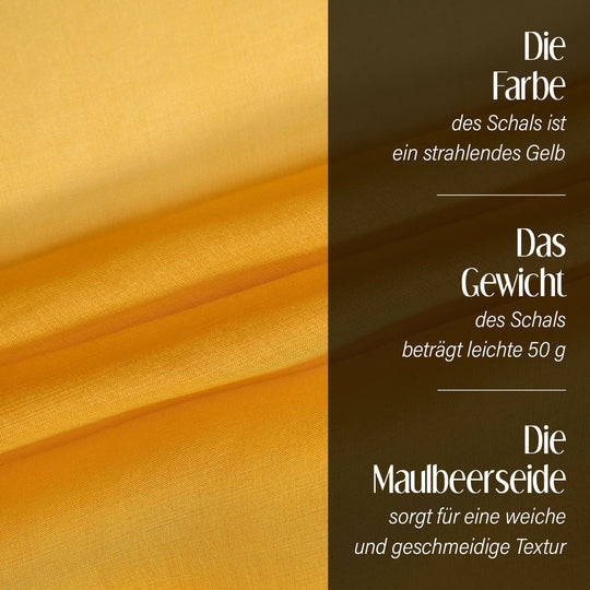 LA MAREY 100% Maulbeerseide Seidenschal, 140cm x 200cm, Lavendel