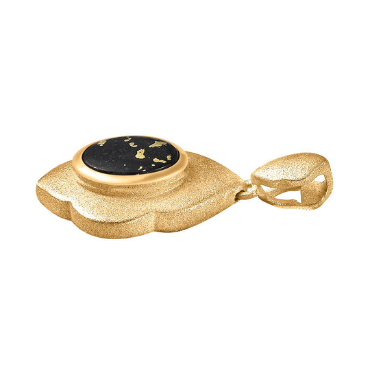 Goldenite Anhänger 925 Silber 750 Gelbgold Vermeil ca. 1,75 ct.