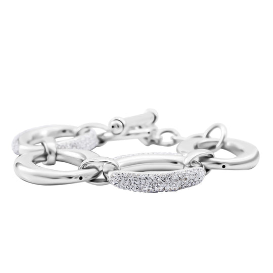Kristall Armband ca. 19 cm 925 Silber