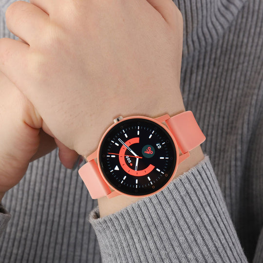 HiWatch Plus Smartwatch Rosa, Bluetooth 5.3, TFT-Display, Herz- und Gesundheitsmonitoring, iOS und Android-kompatibel