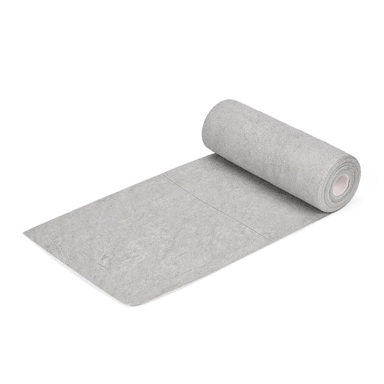 Wiederverwendbare Abreiß-Mikrofaser-Handtuchrolle - 30x30cm, 30 Tücher/Rolle, 180gsm, Gelb