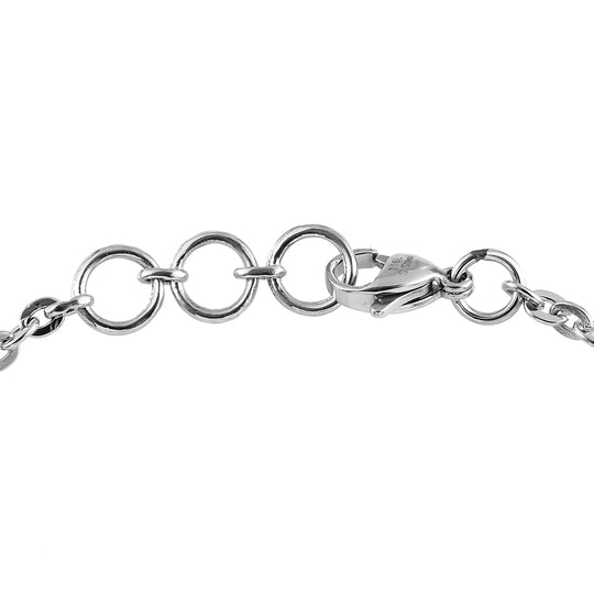 Citrin Armband, 19 cm, Edelstahl, ca. 7,31 ct