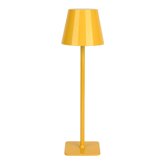 Elegante kabellose Tischlampe mit Touch-Steuerung - 3 Farben, Rot, 11x37cm