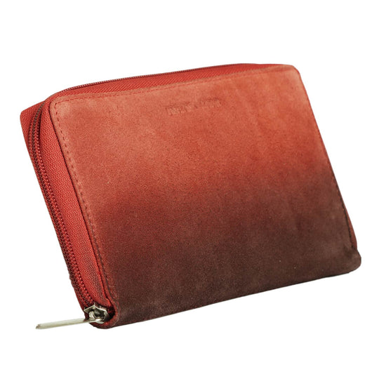 CLOSE OUT - UNION CODE: Brieftasche mit Krokoprägung und RFID schutz, 19x12 cm, Braun