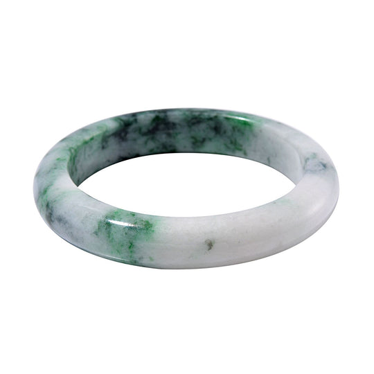EXTREM SELTEN - Natürliches Typ A Jadeit Jade Armreif 7.5 cm ca. 350.00 ct