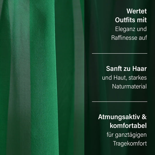 LA MAREY - 100% Maulbeeren-Seidenschal, Chiffon, 135x200 cm, Koralle