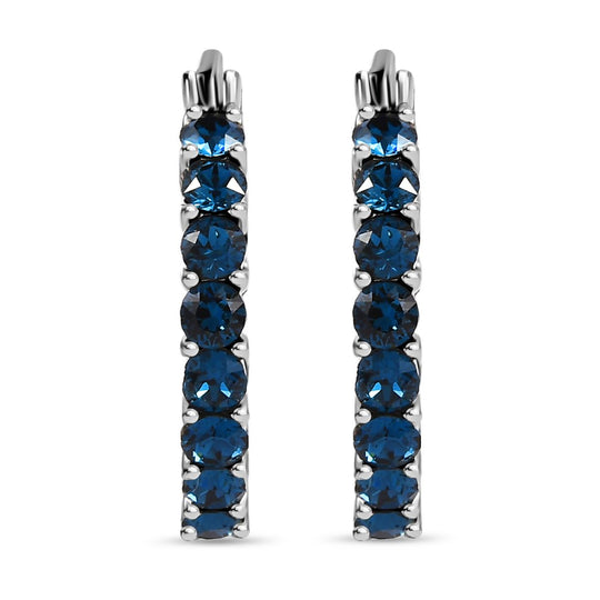 J Francis J Francis gefertigt mit SWAROVSKI Schwarzer Diamant Swarovski Kristall Ohrringe EdelstahlStandard