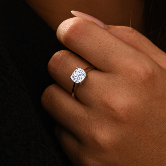 LUXURIANT DIAMOND - Lab Grown Diamant VS-GH SGL zertifiziert Ring 950 Platin (Größe 17.00) ca. 2.00 ct