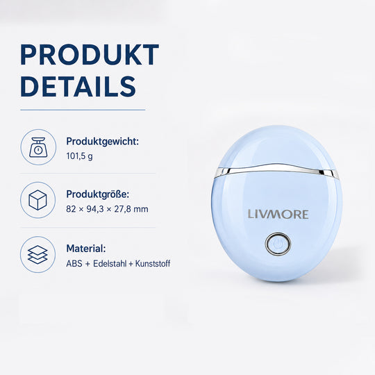 LIVMORE - 2 in 1 Shaver mit Edelstahl Klinge, Aufladbar, 500 mah, Grün