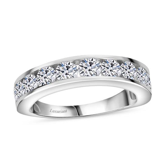LUXURIANT DIAMOND - Lab Grown Diamant VS-EF SGL zertifiziert Ring 925 Silber rhodiniert ca. 1.50 ct
