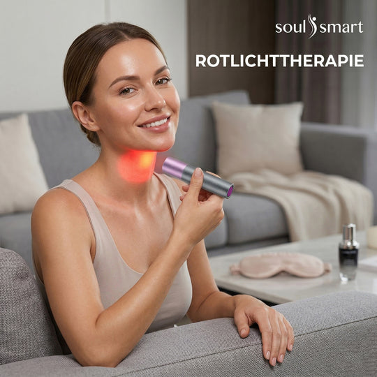 SOULSMART - Terralicht - Rotlichttherapie zur Schmerzlinderung, inkl. 2 wiederaufladbare Batterien