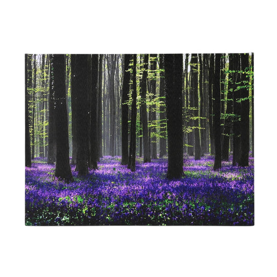 LED-Leinwandbild mit Strandterrasse, mit Lichteffekt, 30x40 cm