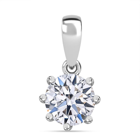 LUXURIANT DIAMOND - Lab Grown Diamant VS-EF SGL zertifiziert Anhänger, 585 Weißgold ca. 1.00 ct
