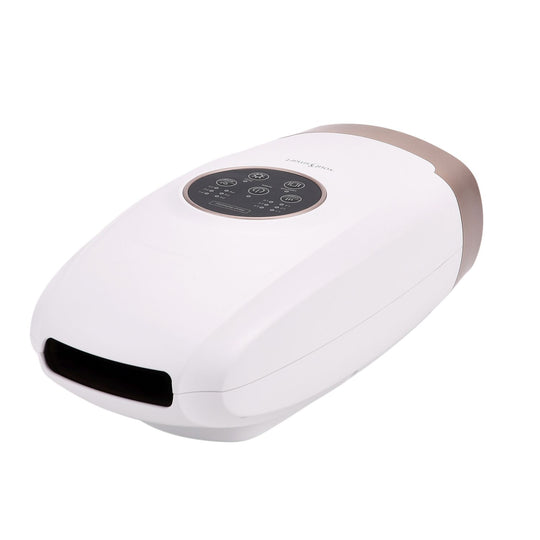 Soulsmart Handmassagegerät mit Luftdruck-, Vibrations- und Wärmefunktion, 6 Programme, 6 Intensitäten, 30.5x11.5x16 cm, Wiederaufladbar