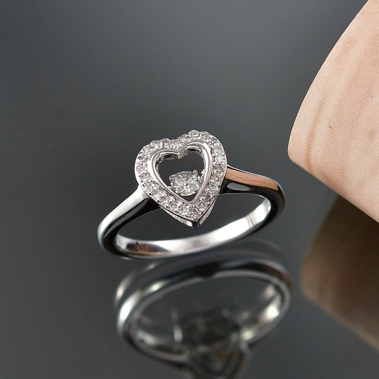 LUXURIANT DIAMOND - Lab Grown Diamant SI-GH Ring 925 Silber rhodiniert (Größe 19.00) ca. 0,25 ct