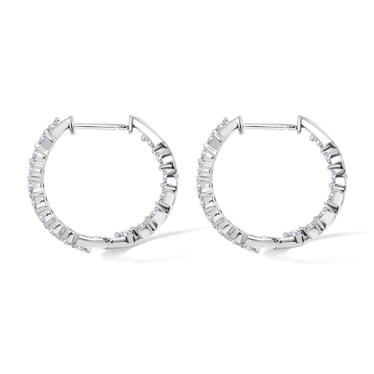 New York Kollektion - LUXURIANT DIAMOND Lab Grown Diamant SI1-SI2-GH Ohrringe 925 Silber ca. 1.50 ct