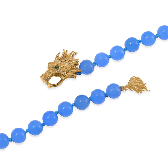 Blaue Jade, Roter Granat Halskette ca. Flexibles cm 925 Silber 750 Gelbgold Vermeil ca. 218.53 ct