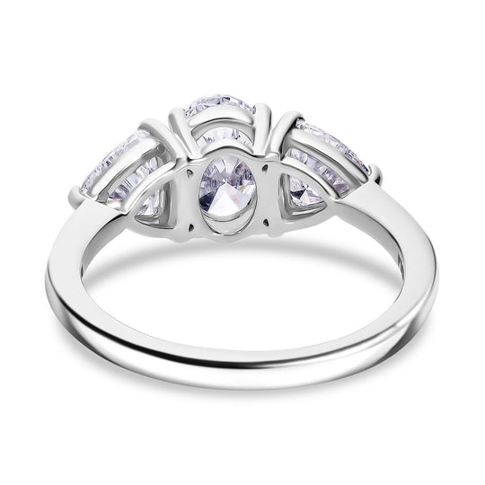 LUXURIANT DIAMOND - Lab Grown Diamant VS-EF SGL zertifiziert Ring 950 Platin (Größe 20.00) ca. 2.00 ct