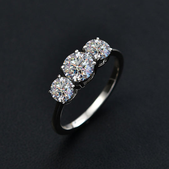 LUXURIANT DIAMOND - Lab Grown Diamant VS-GH SGL zertifiziert Ring 950 Platin (Größe 17.00) ca. 2.00 ct