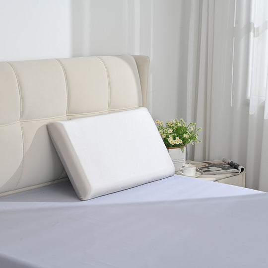 Serenity Night Kopfkissen aus Memory-Schaum mit kühlendem Bezug, ideal für heiße Schläfer, 70x40x10 cm, Braun
