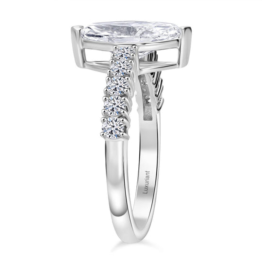 LUXURIANT DIAMOND - Lab Grown Diamant VS-EF SGL zertifiziert Ring 950 Platin (Größe 20.00) ca. 2.50 ct