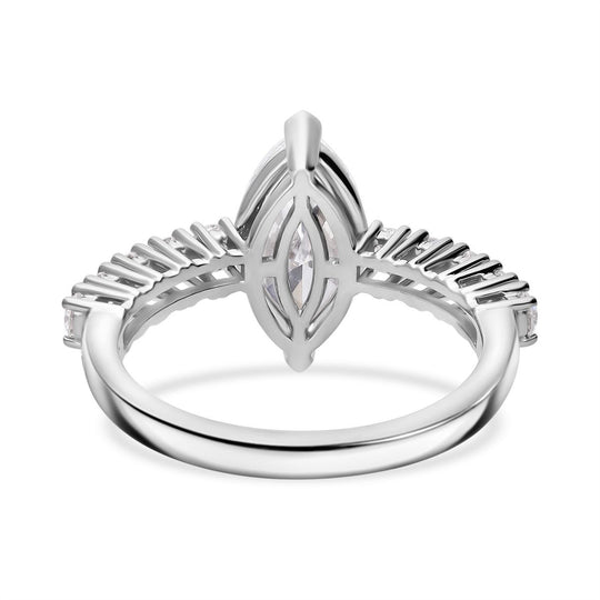 LUXURIANT DIAMOND - Lab Grown Diamant VS-EF SGL zertifiziert Ring 950 Platin (Größe 20.00) ca. 2.50 ct