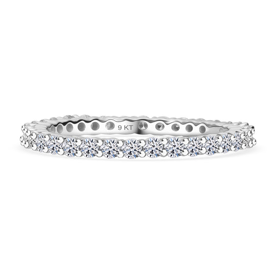 LUXURIANT 1 ct. SI-GH Labor Diamant Ring, 925 Silber Gelbgold Vermeil
