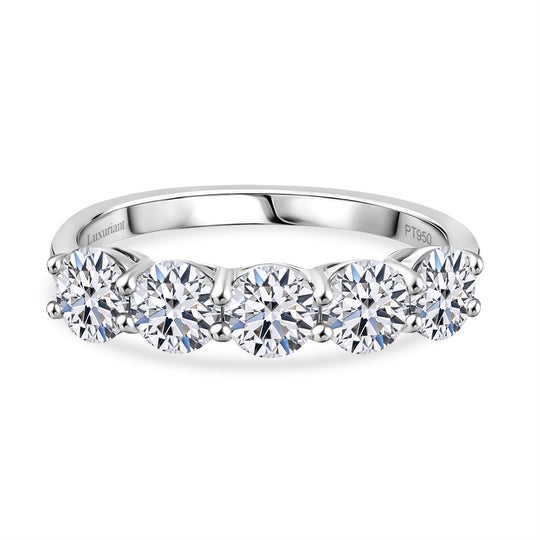 LUXURIANT DIAMOND - Lab Grown Diamant VS-EF Ring 950 Platin (Größe 21.00) ca. 1.95 ct