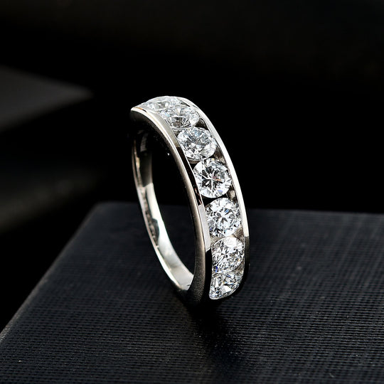 LUXURIANT DIAMOND - Lab Grown Diamant VS-EF SGL zertifiziert Ring 950 Platin (Größe 18.00) ca. 2,00 ct