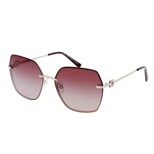SOLE & LUCE - Transparente Poliriesende Sonnenbrille